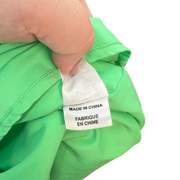 Anthropologie Corey Lynn Calter‎ Midi Dress Abstract Cut Out Green Size Small - Picture 14 of 14